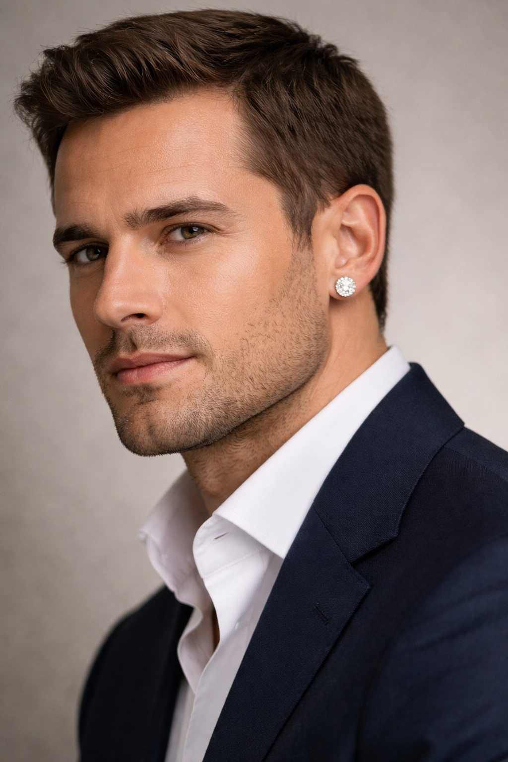 Boucles d'oreille homme