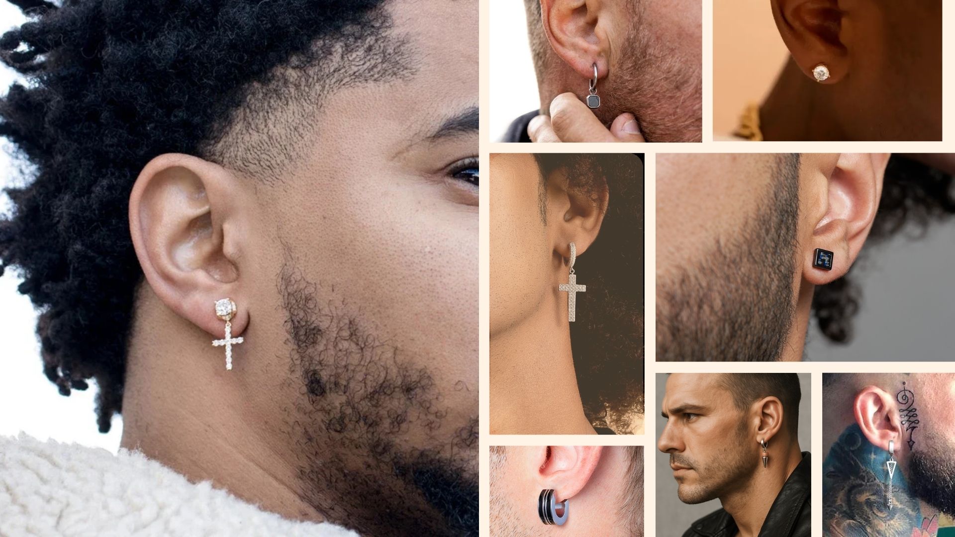 guides des tailles boucle oreille homme