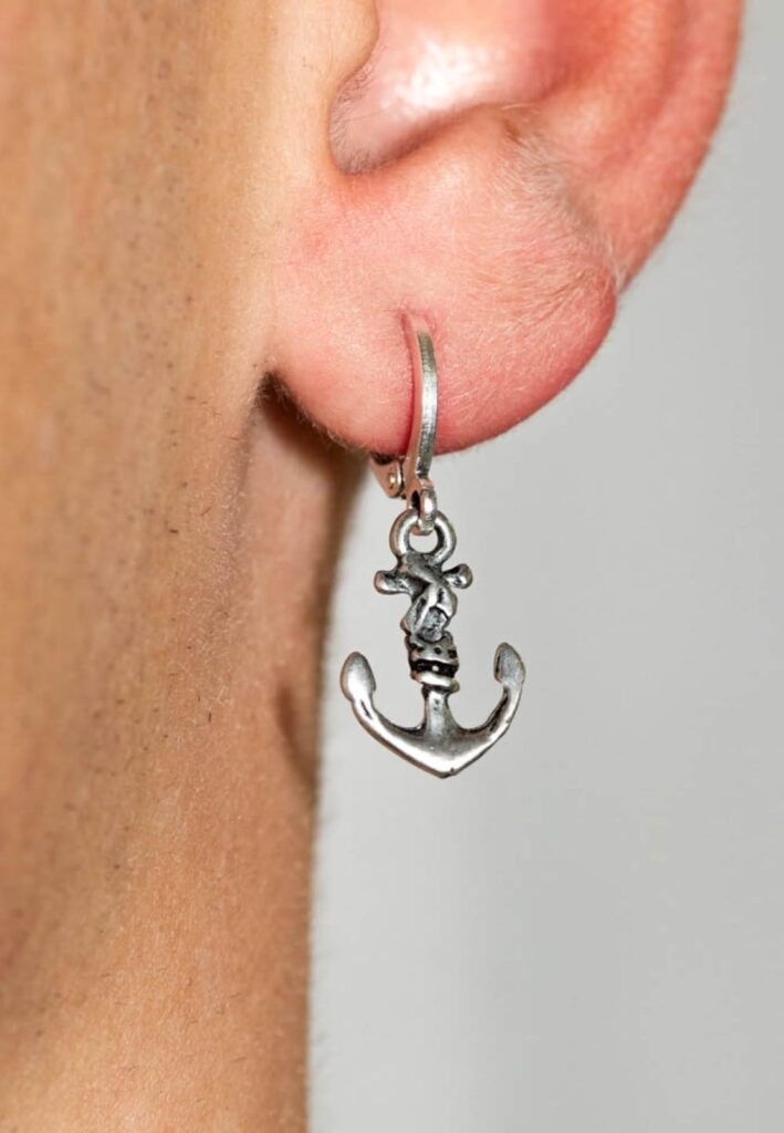 Boucles d’oreilles homme